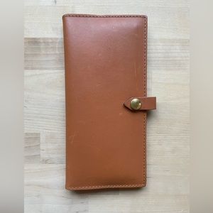 K. Slade Lincoln Park wallet in tan.